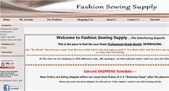 Desktop Screenshot of fashionsewingsupply.com